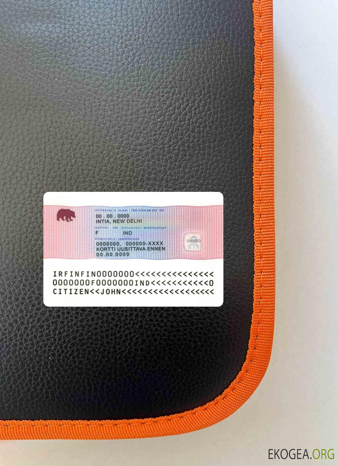 Photolook du permis de séjour en Finlande RETOUR